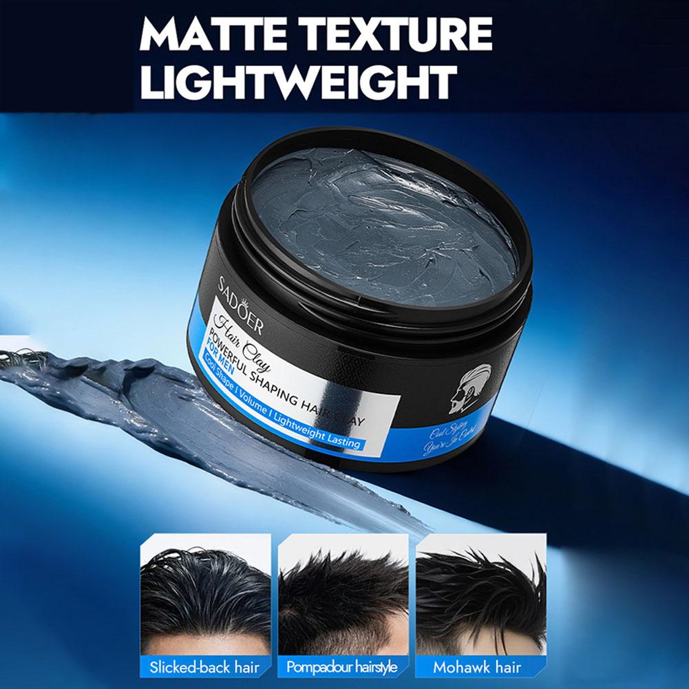 Men'S Grooming & Health Made Simple - Haarstylingklei voor mannen, sterke hold, matte