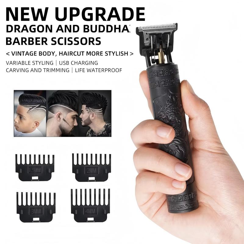 Men'S Grooming Guide - T9 Baardtrimmer Draadloze Haarkapper Voor Mannen