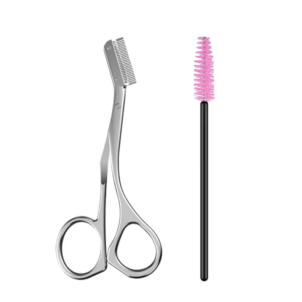 Men'S Grooming Makeup - 1 set wenkbrauwverzorgingsgereedschap, wenkbrauwschaar met kam,