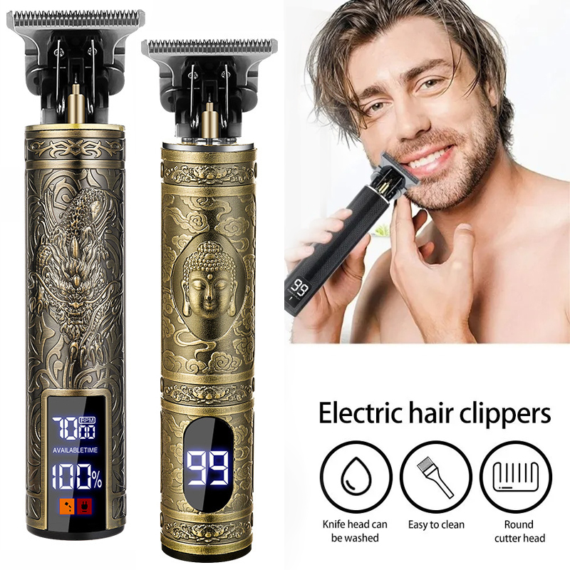 Men Grooming Hygiene - T9 Draadloze Haarkapper Oplaadbare Baardtrimmer voor
