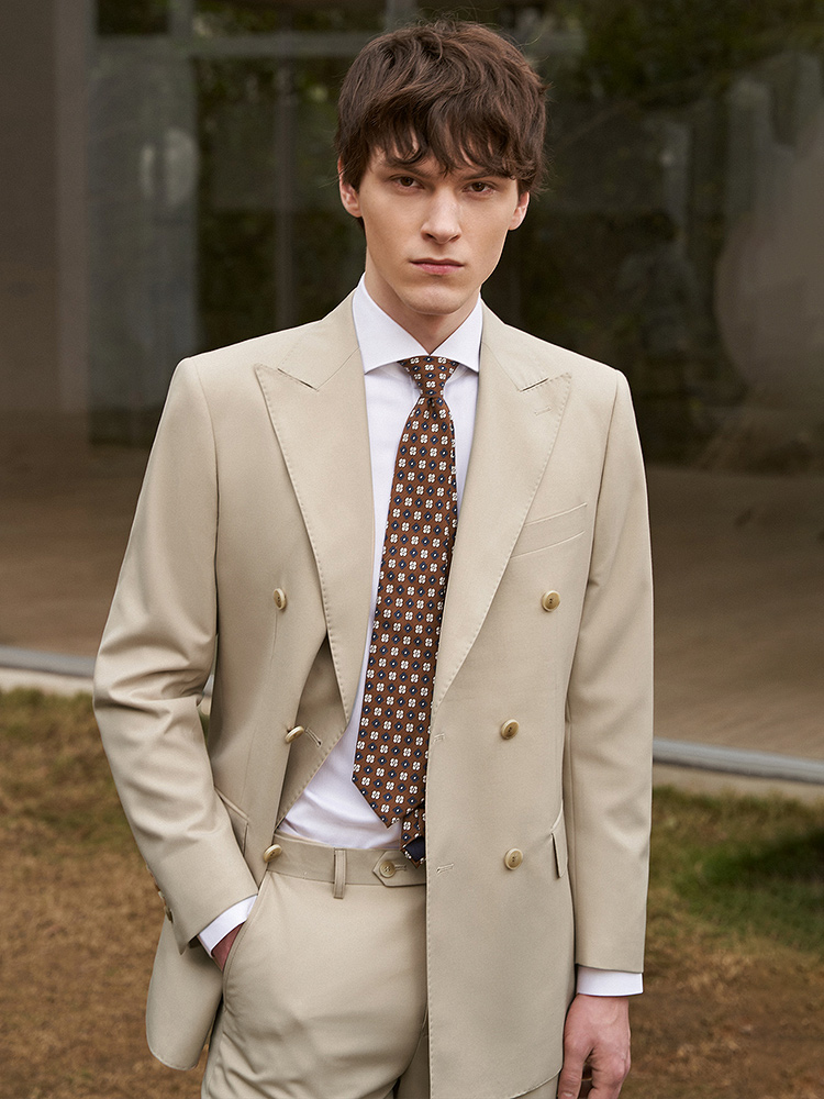Young Men'S Grooming - 30% Wol Mannen Pakken Set Blazer