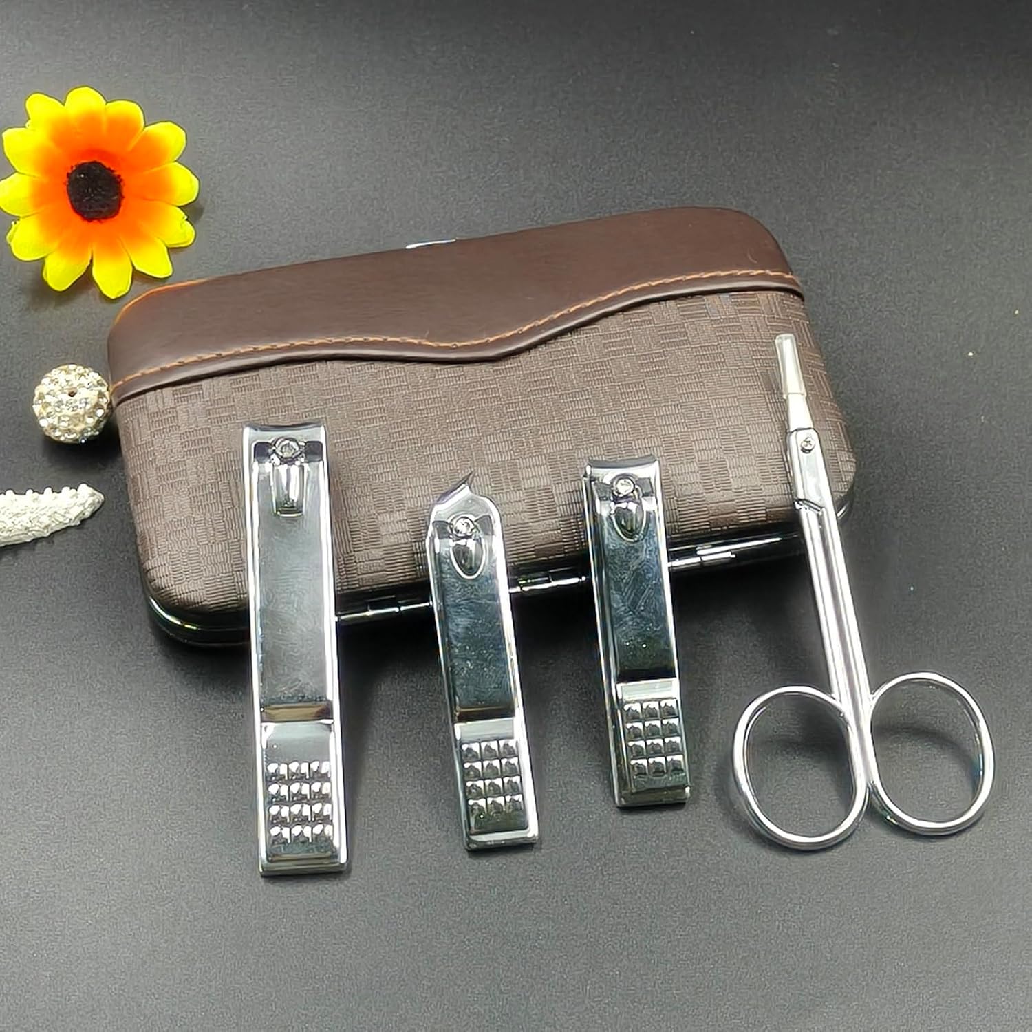 Manicureset voor mannen en vro - Mens Grooming Kit Case recensie en prijs