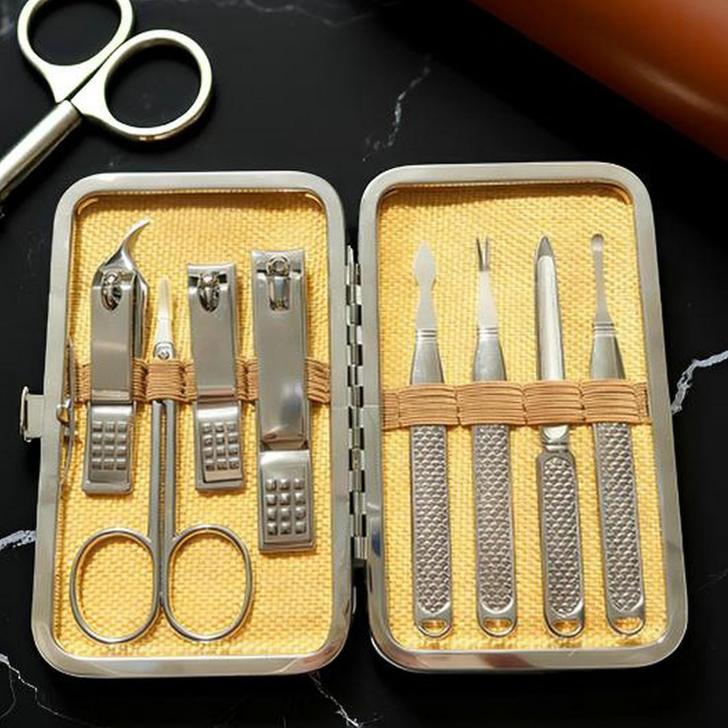 Manicureset voor mannen en vro - Mens Grooming Kit Case recensie en prijs