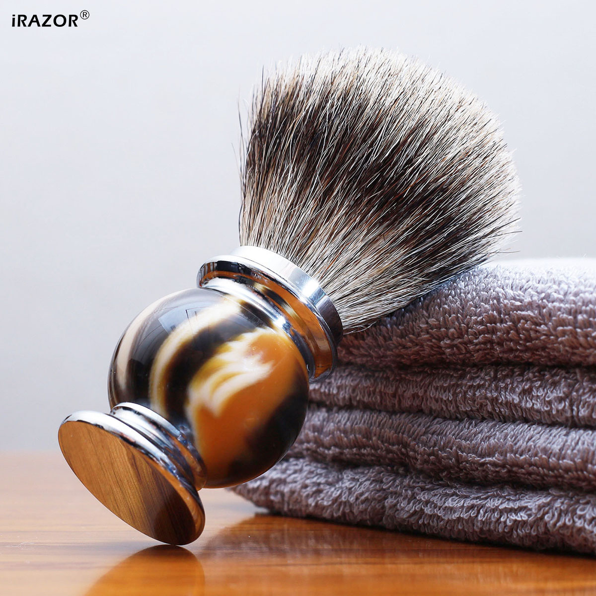 iRAZOR Silvertip Scheerkwast v - Men Grooming Hygiene recensie en prijs