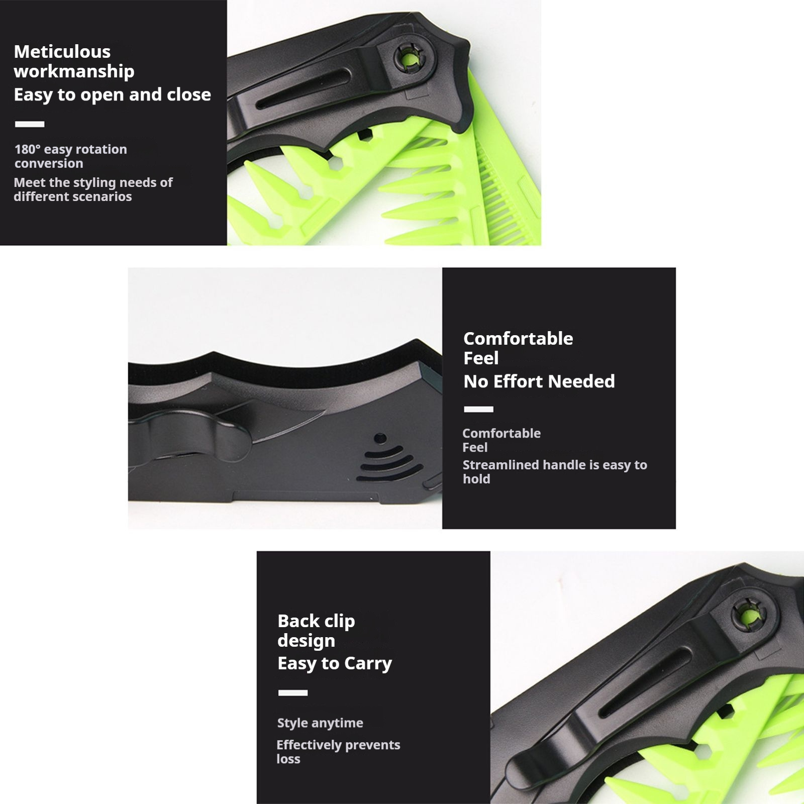Dual Tooth Opvouwbare Kam voor - Men Grooming Hygiene recensie en prijs