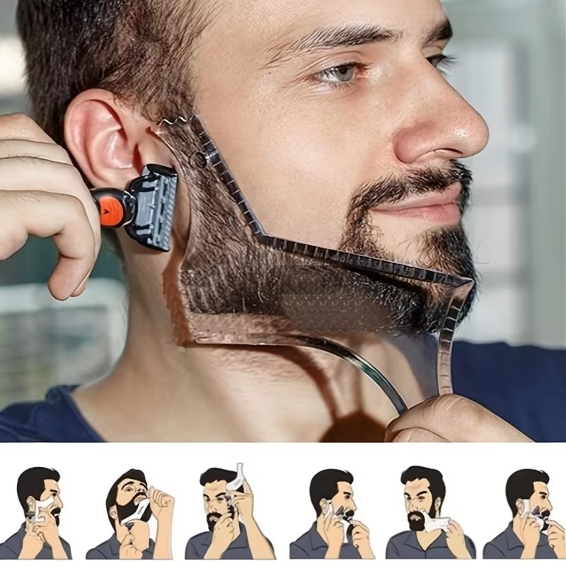 1/2/3-delige plastic baardkam  - Men'S Grooming Makeup recensie en prijs