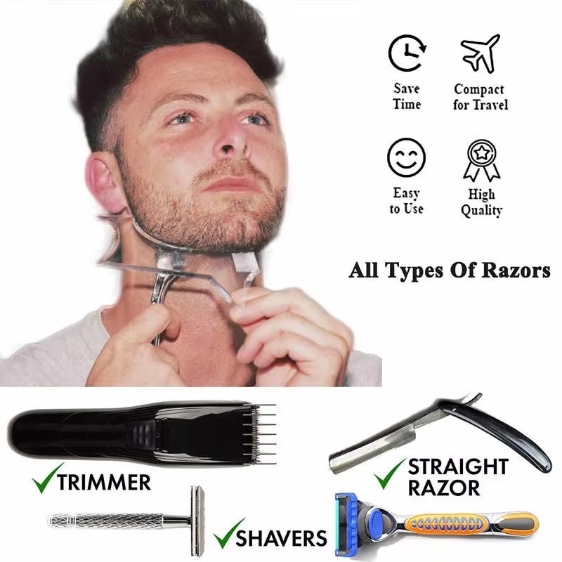 1/2/3-delige plastic baardkam  - Men'S Grooming Makeup recensie en prijs