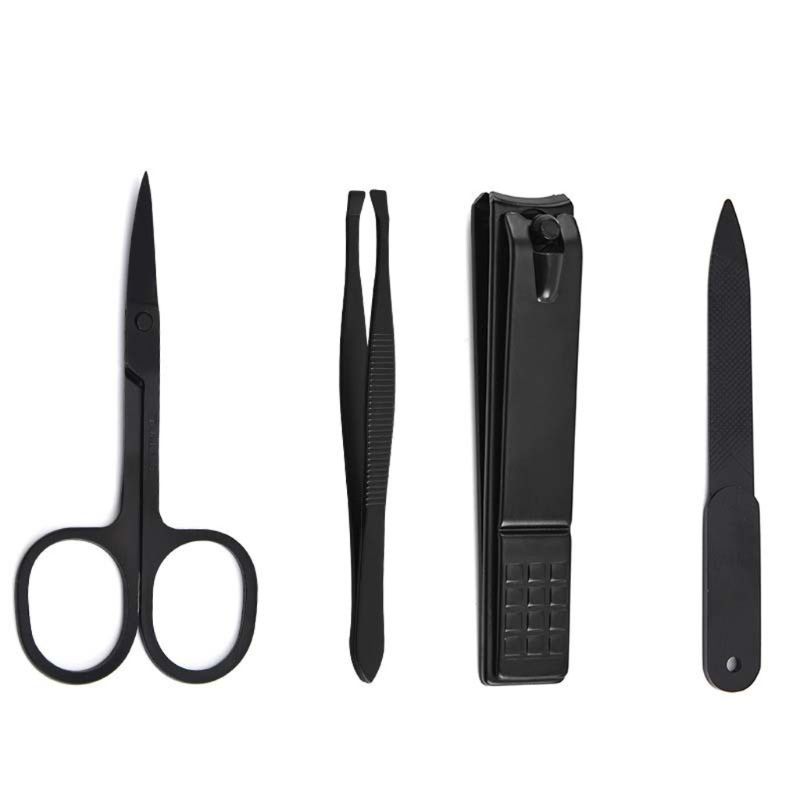 4Pcs Manicure Pedicure Set Vin - Mens Grooming Kit Case recensie en prijs