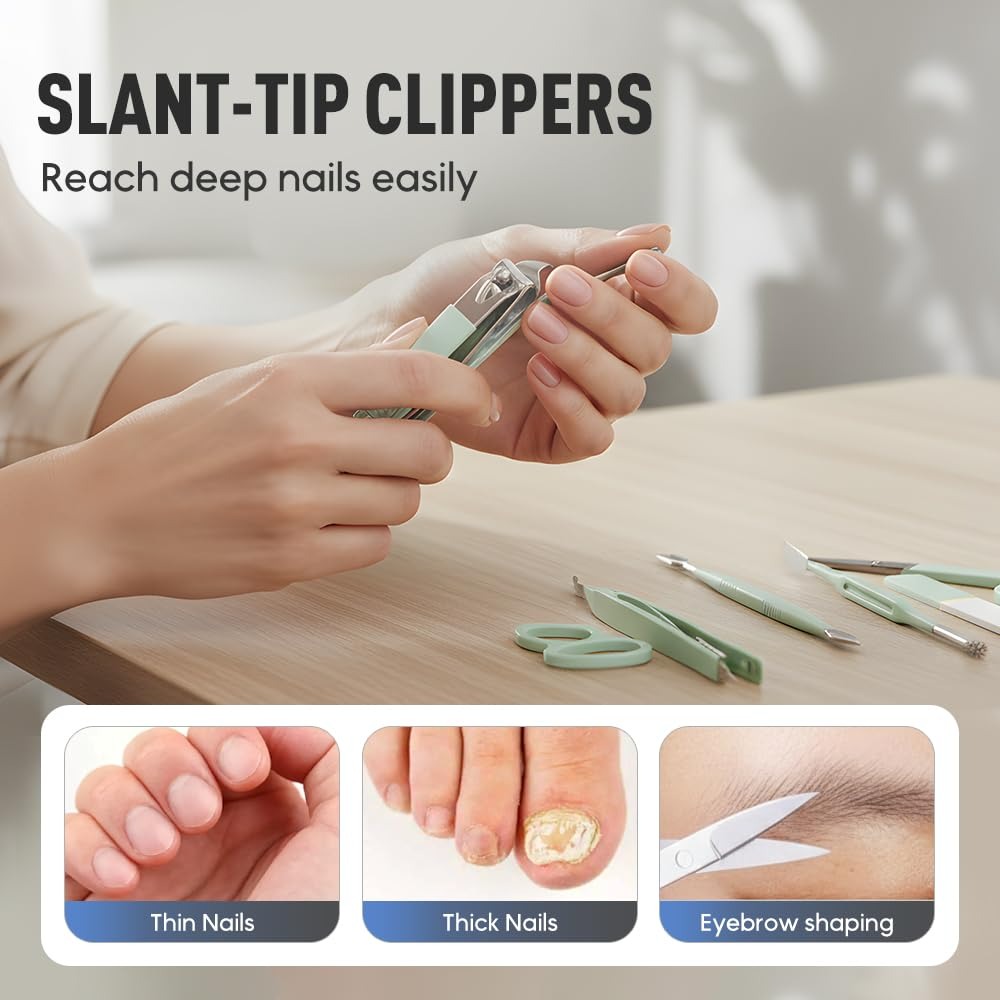 Professionele manicureset, nag - Mens Grooming Kit Case recensie en prijs