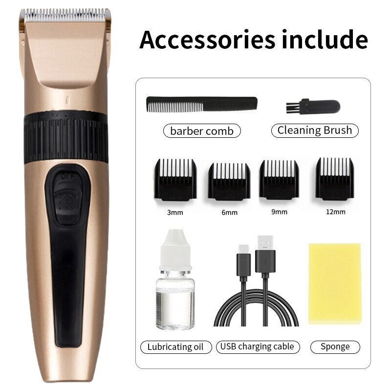 Professionele draadloze tondeu - Men'S Grooming Salon recensie en prijs
