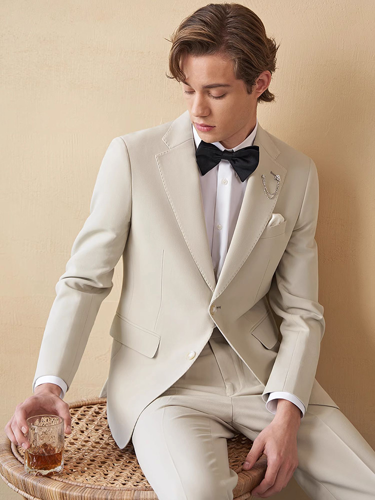 Herenpakken Set Luxe Beige Kak - Young Men'S Grooming recensie en prijs