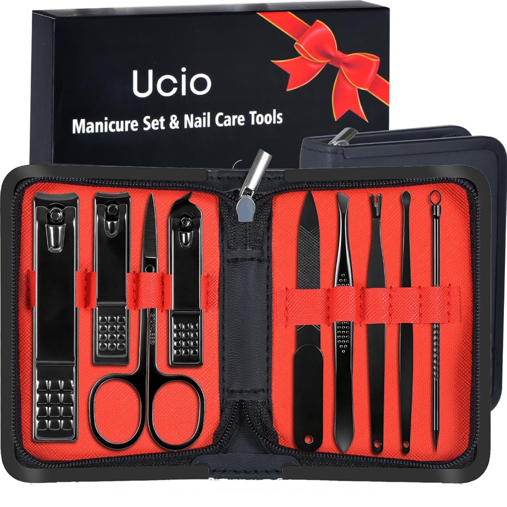 Professionele manicure- en ped - Mens Grooming Kit Case recensie en prijs