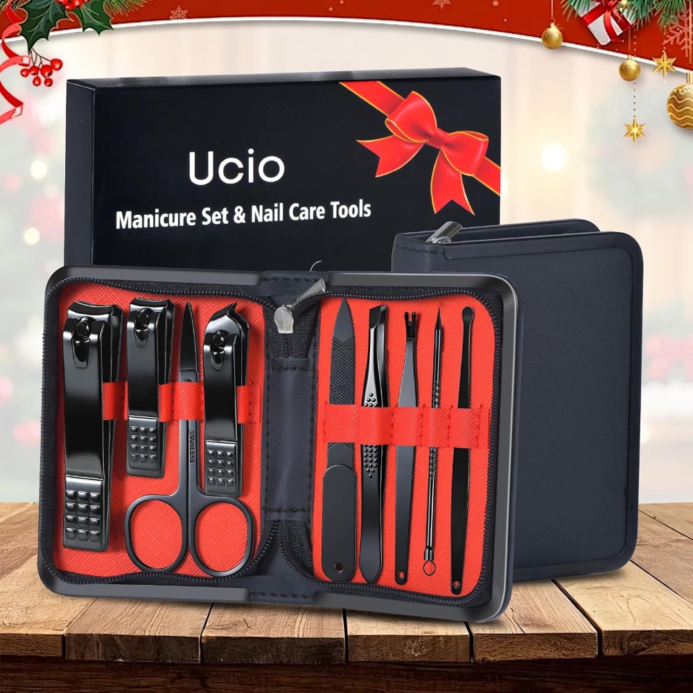 Professionele manicure- en ped - Mens Grooming Kit Case recensie en prijs