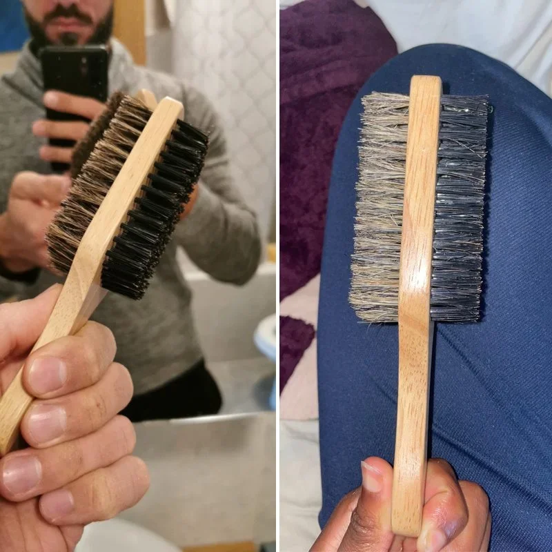 Baardborstel met natuurlijk ho - Men Grooming Hygiene recensie en prijs