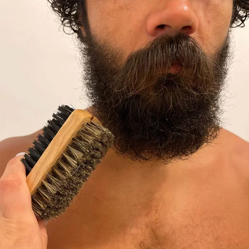 Baardborstel met natuurlijk ho - Men Grooming Hygiene recensie en prijs