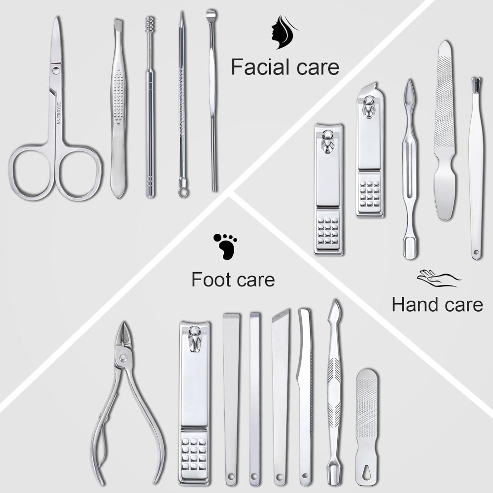 Professionele Manicure Pedicur - Mens Grooming Kit Case recensie en prijs