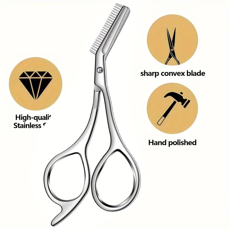 Roestvrijstalen wenkbrauwschaa - Men'S Grooming Eyebrow Trimming recensie en prijs