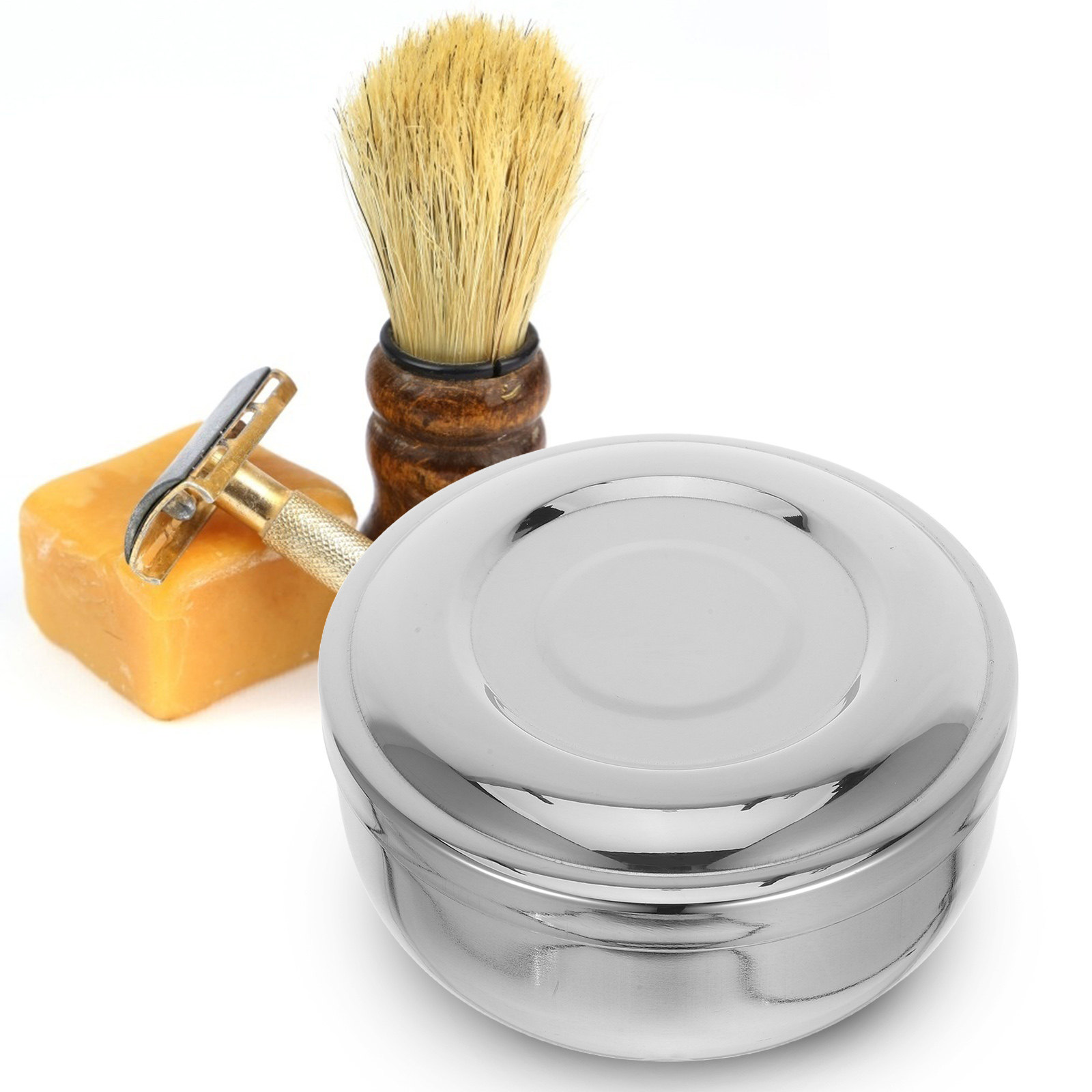 RVS metalen scheerschaal met d - Men'S Grooming Kits recensie en prijs