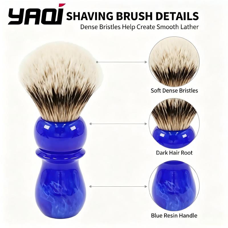 YAQI Premium Scheerkwast Blauw - Men Grooming Hygiene recensie en prijs