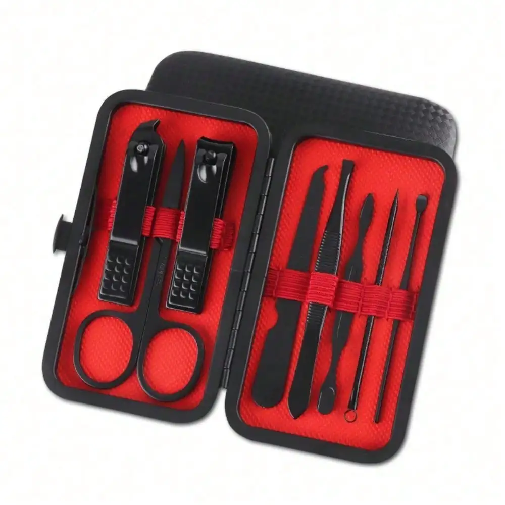 8/24-delige professionele mani - Mens Grooming Kit Case recensie en prijs