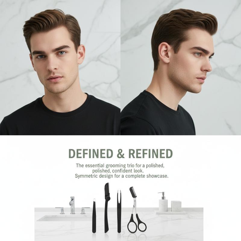 Roestvrijstalen wenkbrauwverzo - Men'S Grooming Makeup recensie en prijs